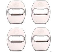 CHANGKAIFA 4 Pièces Cache Serrure de Portière de Voiture pour MG 5 2020 2021 2022 2023 2024 2025, Protection de la Serrure de la Porte de la Voiture Protège-Serrure Silencieux,Silver