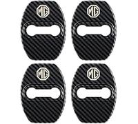 CHANGKAIFA 4 Pièces Cache Serrure de Portière de Voiture pour MG ZS GS 5 Gundam 350, Protection de la Serrure de la Porte de la Voiture Protège-Serrure Silencieux,Black