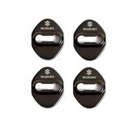 CHANGKAIFA 4 Pièces Cache Serrure de Portière de Voiture pour Suzuki S-Cross 2014-2023, Protection de la Serrure de la Porte de la Voiture Protège-Serrure Silencieux,Black