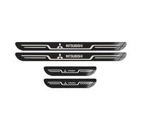 CHANGKAIFA 4 Pièces Garnitures de Seuil Portière Voiture en Acier Inoxydable pour Mitsubishi Eclipse Cross (AB Bj. 2018) -, Protection Seuil de Porte Anti Rayures Kick Plates