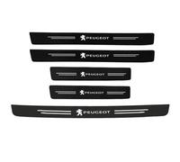 CHANGKAIFA 5Pièces Voiture Plaques Seuil Porte pour Peugeot 308 CC I 2009-2011, Protection Contre l'abrasion pour Pédale de Bienvenue, Décoration de Style Plinthes Auto