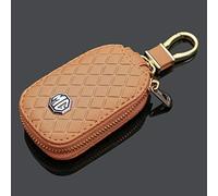 CHANGKAIFA Étui pour Clé de Voiture pour MG GT II Saloon/Sedan 2021-2023, ÉTui de Protection pour Clef TéLéCommande Porte Cle Voiture en Cuir Pochette Hommes Femmes,C