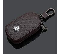 CHANGKAIFA Étui pour Clé de Voiture pour MG MG5 II 2023-, ÉTui de Protection pour Clef TéLéCommande Porte Cle Voiture en Cuir Pochette Hommes Femmes,B