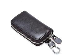 CHANGKAIFA Étui pour Clé de Voiture pour Opel Astra H 5-türer AB Bj. 2004-2010 -, ÉTui de Protection pour Clef TéLéCommande Porte Cle Voiture en Cuir Pochette avec 12 Crochet Clip Hommes Femmes