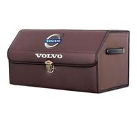 CHANGKAIFA Organisateur de Coffre de Voiture pour Volvo XC60 S40 S60 S90 XC40 XC70 XC90 V40 V60 V90 S80 S80L, Sac de Rangement Voiture Sac de Coffre Voiture Accessoires de Voiture,Brown-M