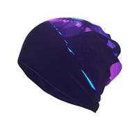 CHANGLEI Late Night Highway Bonnet ou écharpe multifonction unisexe avec impression intégrale double couche, doux et respirant, pour le quotidien, le sport et les voyages, Noir , S
