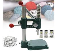 CHANGLKJ Machine À Fabriquer des Boutons en Tissu, avec 300 Boutons Et 3 Moules (diamètres 30 Mm, 40 Mm Et 48 Mm). Espacement Réglable Et Grande Durabilité. Idéale pour Les Petites Entreprises