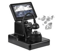CHANGLKJ Microscope Numérique LCD 4,3 Pouces, Visionneuse Numérique De Diamants, Plage De Mise Au Point De 10 À 40 Mm Et Grossissement De 50 À 1000x, Excellente Reproduction des Couleurs, pour Bijoux
