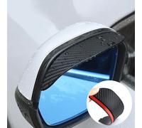 CHANGNIANFA 2pcs Rétroviseur Pare Pluie Fumée Pare Fumée pour Skoda Enyaq iV 5A I 2021-2024, Vue Arrière Miroir Pluie Sourcil Voitures rétroviseur Couverture Accessoires,2