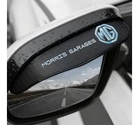 CHANGNIANFA 2Pièces Visière Pluie Rétroviseur pour MG RX5 SUV 2020-2024, Déflecteur Miroir Latéral Protection Météo Pare-Soleil Écran Auto Garde Vision Sécurité