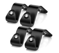 CHANGNIANFA 4Pièces Crochet Appui-tête Auto pour Suzuki Celerio Bj. 2014-2019, Organisateur Siège Arrière Support Sac Cintre Vêtement Crochet Rangement Porte Sachet