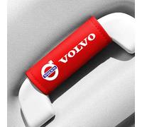 CHANGNIANFA 4Pièces Housse Poignée de Toit pour Volvo XC90 II Bj. 2014-2022, Protection Main Courante Voiture Couverture Poignée Auto Étui Poignée Véhicule Spécifique,Red