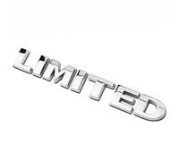 CHANGNIANFA Emblème 3D Badge pour Peugeot 108 (Bj. AB 2014), Autocollant Décoration Extérieure Logo Graphique Carrosserie Résistant Intempéries Auto Adhésif,Silver-Limited