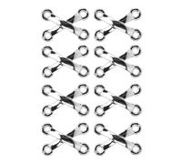 Changor 50 Ensembles de Rivets en Forme de X à la Mode, Chapeau en Alliage de Zinc élégant, Accessoires Décoratifs pour un Usage Quotidien ou des Occasions Spéciales