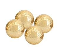Changor Accessoire de Balle de Double Couche de Haute qualité pour de Longues Distances et Une Bonne visibilité dans des Conditions de Lumière Aérienne ou au Sol, 4 Balles Dorées pour la Pratique du
