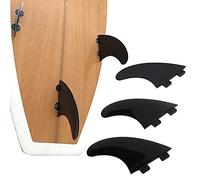 Changor Ailerons de Planche de Surf, Durables, Légers et à Réponse Rapide pour Le Repos à la Plage, Plastique Nylon de Haute qualité + 30 % de Fibre de Verre pour Planche Courte, à Entonnoir, Longue