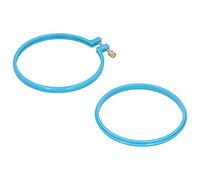 Changor Anneau de Cerceau coloré en Plastique pour Bricolage, Broderie au Point de Croix, Couture Artisanale - Robuste et Durable pour les Enfants et les Débutants - Usage Domestique (5 pouces)