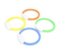 Changor Anneaux de Plongée aux Couleurs Vives, 4 Pièces, pour Le Plaisir sous-Marin et L'entraînement des Enfants, Plastique Durable, 113mm