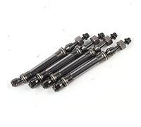 Changor Arbre D'entraînement en Métal, Axe de Transmission Avant et Arrière pour Voiture Slash 4X4 1/10 RC, Durable et Haute Performance, adapté aux Amateurs de Télécommande (Couleur Ti)
