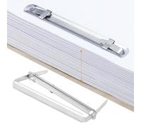 Changor Attache de Fichiers, Clip de Reliure Durable à 2 Trous pour Reliure de Documents, 350 Feuilles de Papier A4, Attaches Métalliques, Trombones pour Fournitures de Bureau