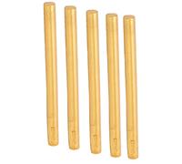 Changor Autocollants de Sceau de Cire Flexibles pour Cartes, Manuscrits, Bâtons de Thermoscellage Décoratifs pour Mariages, 10 X Bâtons de Cire à Cacheter (Or)