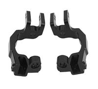 Changor Bloc de roulettes pour Moyeux RC C en Alliage D'aluminium, pour Voitures Typhon 1/10, Installation Facile et Précise, 2 Paquets (Noir)