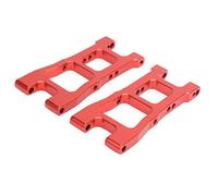 Changor Bras Inférieur Avant RC de Remplacement en Alliage D'aluminium Durable, pour Voiture Télécommandée 1/10 XTE, Taille 67mm, 1 Paire (Rouge)