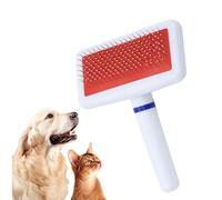 Changor Brosse DOG SLICKER, Aiguille Multi-usages en Acier Inoxydable, Nœuds Démêlants, Brosse de Toilettage pour Chats et Chiens, Poils Longs, Conception de Sac à Gaz Doux pour un Peignage Facile