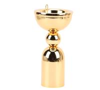 Changor Brûleur D'encens Cône en Acier Inoxydable, Support de Table élégant, Charme Rétro du Moyen- pour la Décoration de la Maison, Salle de Yoga