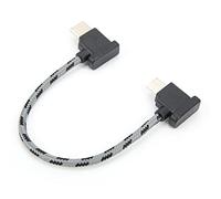 Changor Câble de Données de Télécommande pour Air 2/Mini 2, Câble de Type C vers USB à Angle Droit de Haute qualité pour un Transfert D'image Rapide, 15 Cm, Texture Gris Noir, pour les Amateurs de Vol