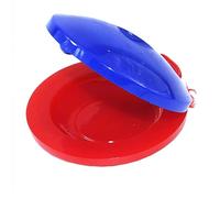 Changor Castagnettes en Plastique pour Enfants avec une Excellente qualité Sonore pour L'apprentissage éducatif de la Musique, Adaptées aux Percussions Digitales pour Enfants (Rouge Bleu)