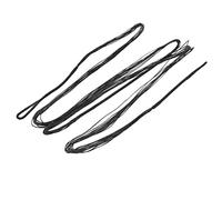 Changor Corde d'arc de Remplacement Durable à 12 Brins pour Arc Classique, Corde d'arc de Protection Centrale, pour Un Bel Arc de Chasse, Ensemble de Noires Portables Légères pour de Chasse