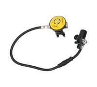 Changor DIDEEP Ensemble de Reniflard de Plongée sous-Marine avec Tête de Valve Rotative pour Une Respiration sous-Marine Sûre, Soupape de Décharge pour la Plongée Récréative, 1 L, 25,6 Pouces