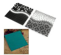 Changor Dossiers de Gaufrage au Design Unique pour les Projets de Bricolage, 2 Pièces en Plastique Durable pour la Fabrication D'invitations et de Cartes