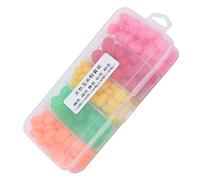 Changor Ensemble D'Appâts en Grains de Maïs Durables et Pratiques pour Les Amateurs de Pêche Appâts en Grains de Maïs Souples pour Le Camping et Les Activités de Plein Air TPE / 5 Couleurs / 100