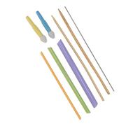 Changor Ensemble de 3 Tourne-Tubes en Tissu avec Mini Dissolvant de Fil pour des Projets de Couture Faciles, Acier Inoxydable Durable et Bambou