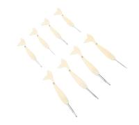 Changor Ensemble de Crochets Ergonomiques avec Poignée en Queue de Poisson, pour L'artisanat du Tricot, 8 Pièces de 2.5mm à 6.0mm pour un Usage Domestique