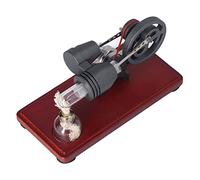 Changor Ensemble de Modèles de Générateur de Moteur avec Fonctionnalités éducatives et Carburant à Base d'alcool pour Salle de e Physique, Alliage de Zinc Gris