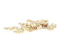 Changor Ensemble de Pendentifs de Lettres Anglaises, 26 Pièces, pour la Fabrication de Bijoux Artisanaux, Ornements de Lettres en Laiton Durables pour Colliers et Bracelets