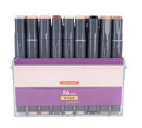 Changor Ensemble de Stylos Marqueurs de Peinture Acrylique 36 Couleurs pour le Dessin, Marqueurs Artistiques Imperméables et à Séchage Rapide pour Enfants et Adultes, Idéaux pour Diverses Surfaces