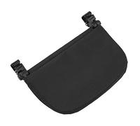 Changor Extension de Repose-pieds pour Poussette de bébé, Réglable à 3 Vitesses, Accessoire de Support en Tissu Oxford pour Poussette YOYA VOVO, Noir et Gris, 32x21cm (Noire)