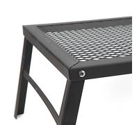 Changor Grille de Feu de Camp Pliante, Support de Cuisson Portable en Fer Robuste pour Barbecue en Plein Air Camping Randonnée 1 X