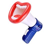 Changor Jouet de Klaxon de Changeur de Voix en Forme de Bouche Mignonne, Klaxon de Changeur de Voix Multi-Boutons avec Poignée Antidérapante pour Enfants, Matière Plastique pour Fête d'enfants (#1)
