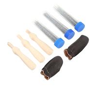 Changor Kit D'Aiguilles à Feutrer, Fournitures en Feutre de Laine Durables pour un Travail Stable, pour la Maison, 65 Aiguilles, avec Boîte de Rangement, Tampons en Bois pour Doigts