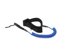 Changor Laisse de Planche de Surf en TPU, Corde de Traction Confortable à Haute élasticité pour Les Sports Nautiques, Surf, Paddle, 10 Pieds (Noyau Blanc Transparent Bleu)