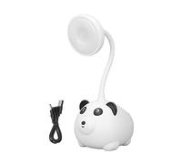 Changor Lampe de Bureau LED avec Porte-Stylo, Col de Cygne Flexible à 360 ° Charge USB pour Lampe de Style Panda à LED pour étudier les Enfants