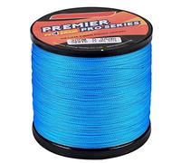 Changor Ligne de Pêche Tressée, Ligne PE Tressée à 4 Brins de 50lb 300M, Fil de Pêche pour Eau Douce Salée (Bleue)