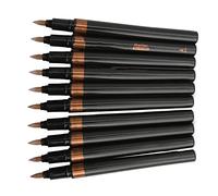 Changor Lot de 10 Marqueurs Métalliques, Stylos à Peinture à Séchage Rapide, Plus Lisses, pour Graffitis, Coloriages et Notes, Encre Non Toxique à Base D'eau