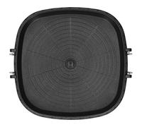 Changor Maifanstone Grill Pan Plaque de Barbecue Plaque de Cuisson 36x36x2cm avec Conception de Fente pour Carte de Revêtement pour Barbecue Familial Restaurant Coréen