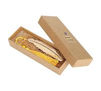 Changor Marque-pages Vintage en Plumes en Métal, élégants, pour une Expérience de Lecture Délicieuse, Cadeau pour les vers de Bibliothèque (Huang Suizi)